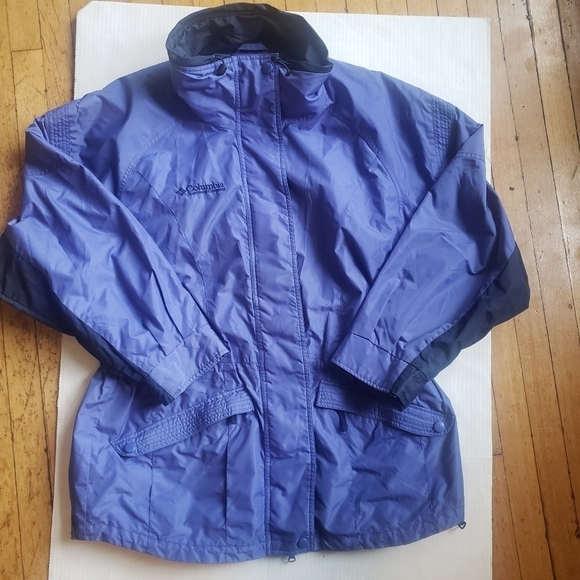 COLUMBIA WOMEN'S PURPLE GIZZMO SKI WINTER JACKET SHELL LARGE X-LARGE* - Picture 11 of 14
